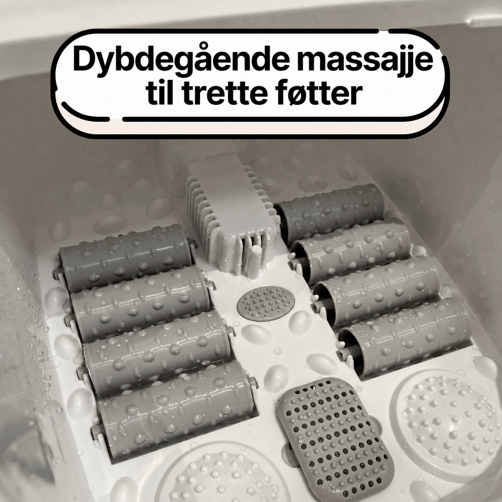 Bubble Spa – Elektrisk fotmassasjeapparat med boblebad - AVABeauty.no